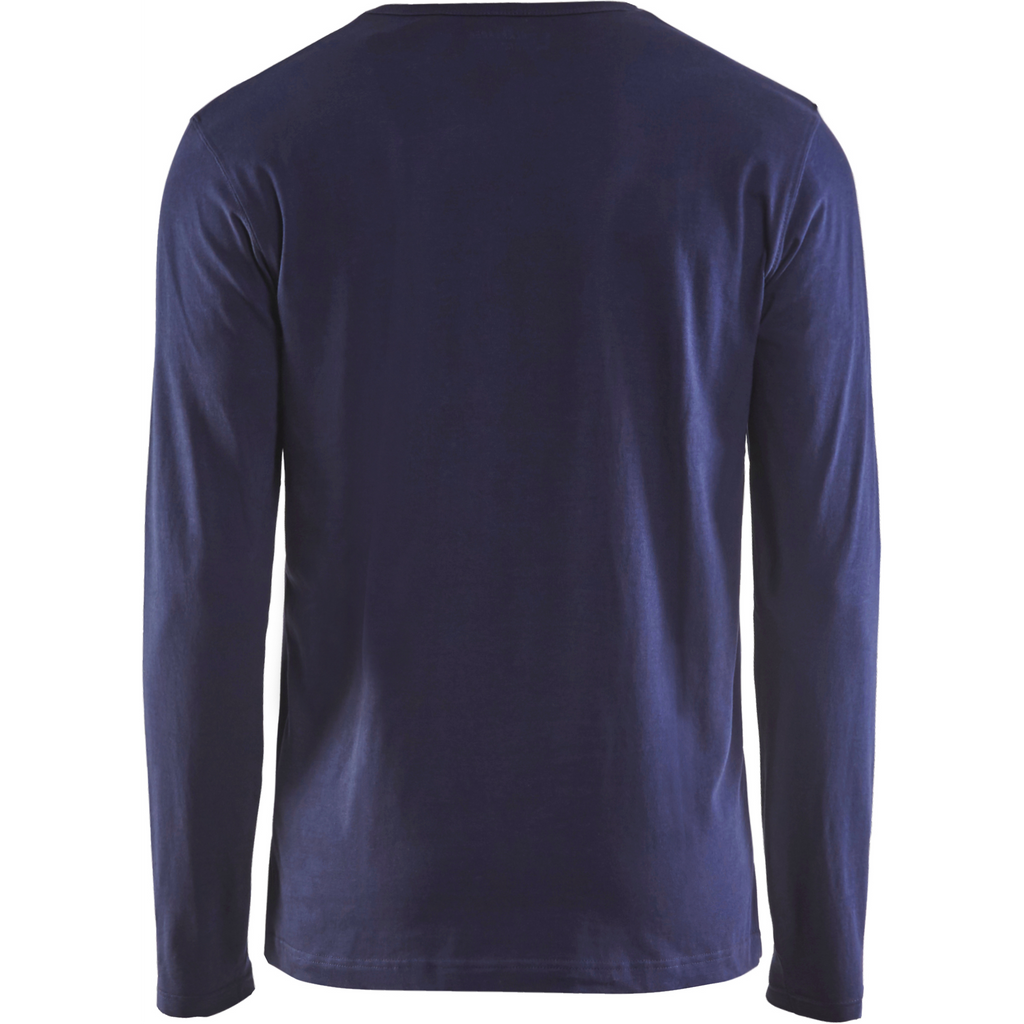 Blaklader Long Sleeve T-Shirt, Navy Blue (4)