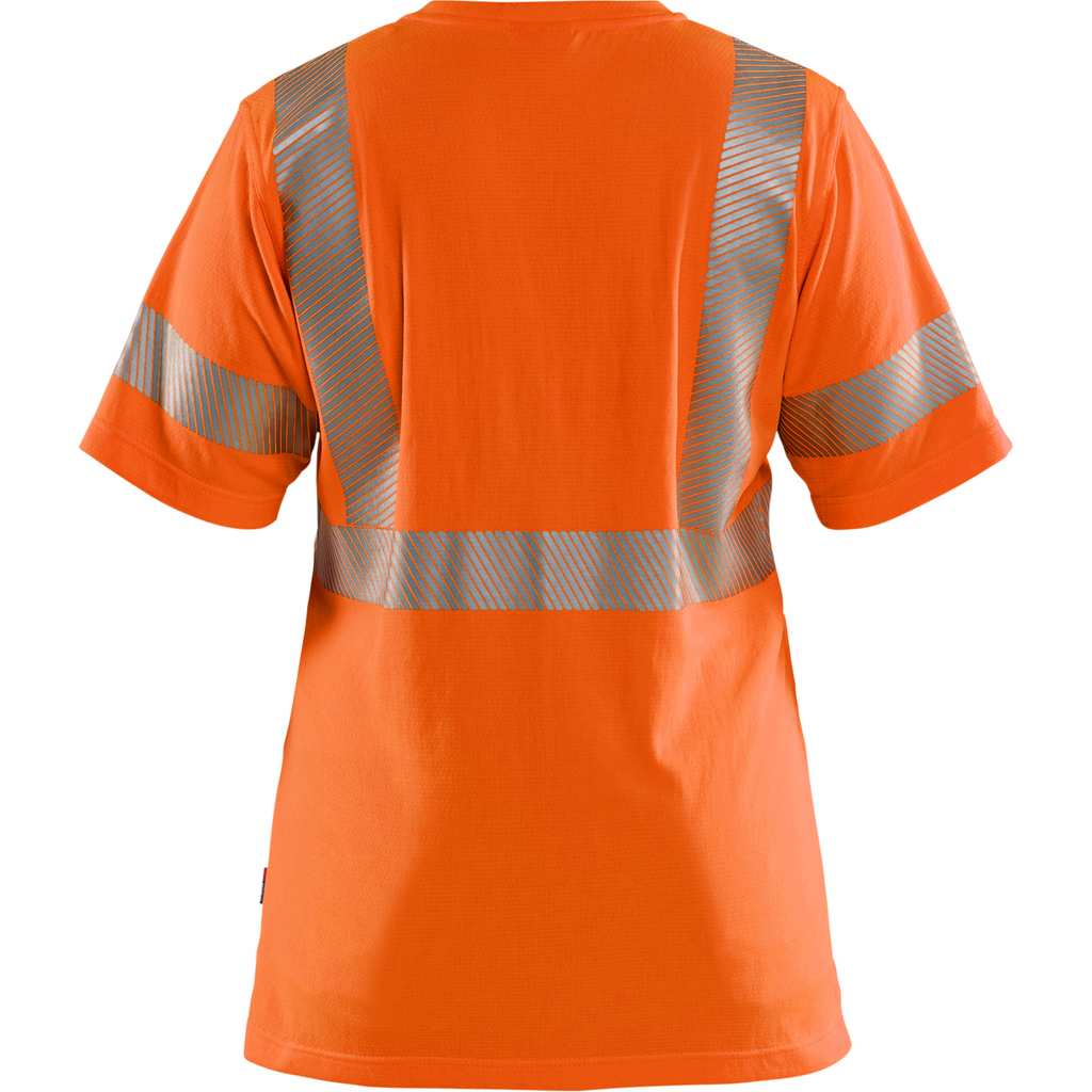 Blaklader High Vis Ladies T-Shirt, Orange (4)