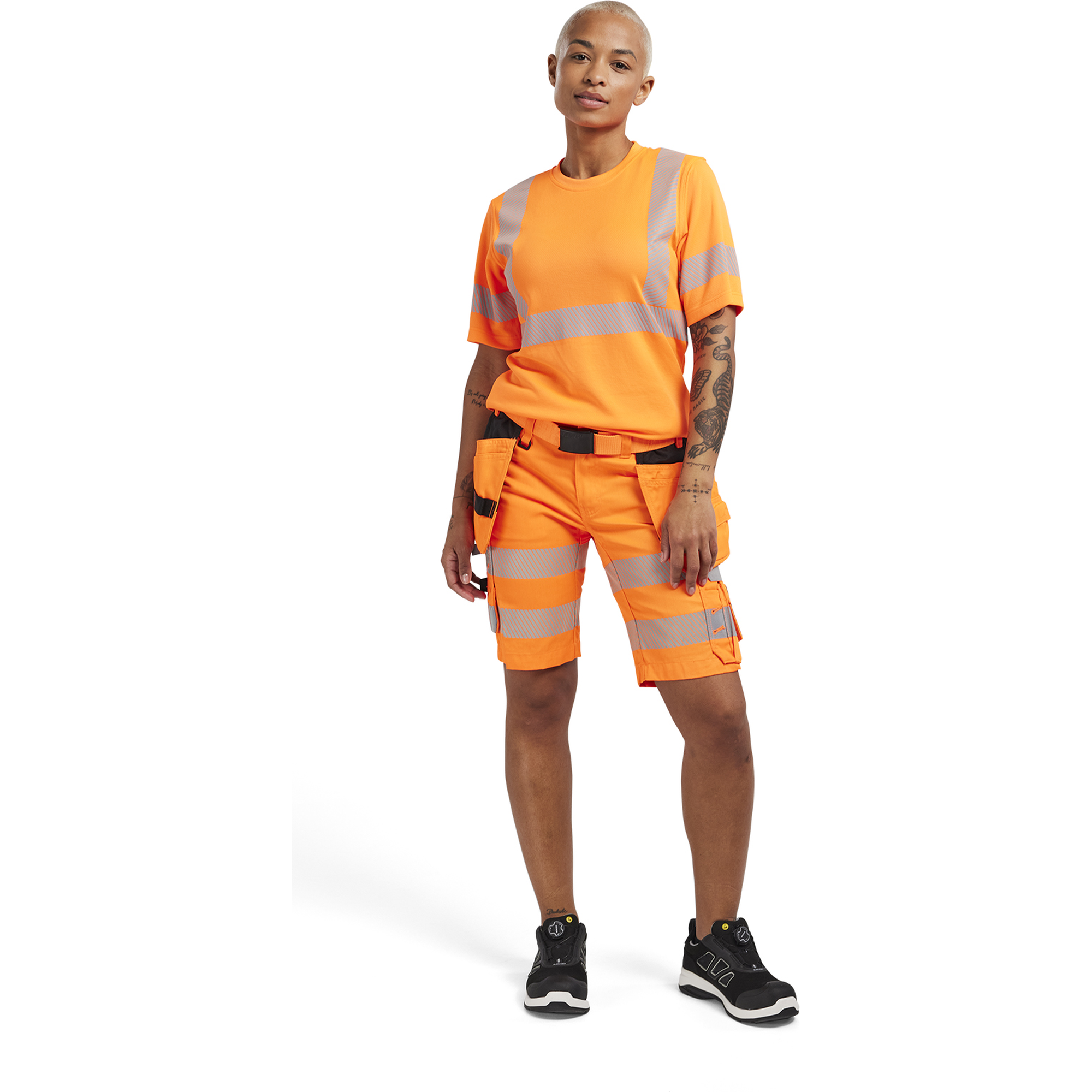 Blaklader High Vis Ladies T-Shirt, Orange (5)