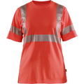 Blaklader High Vis Ladies T-Shirt, Red
