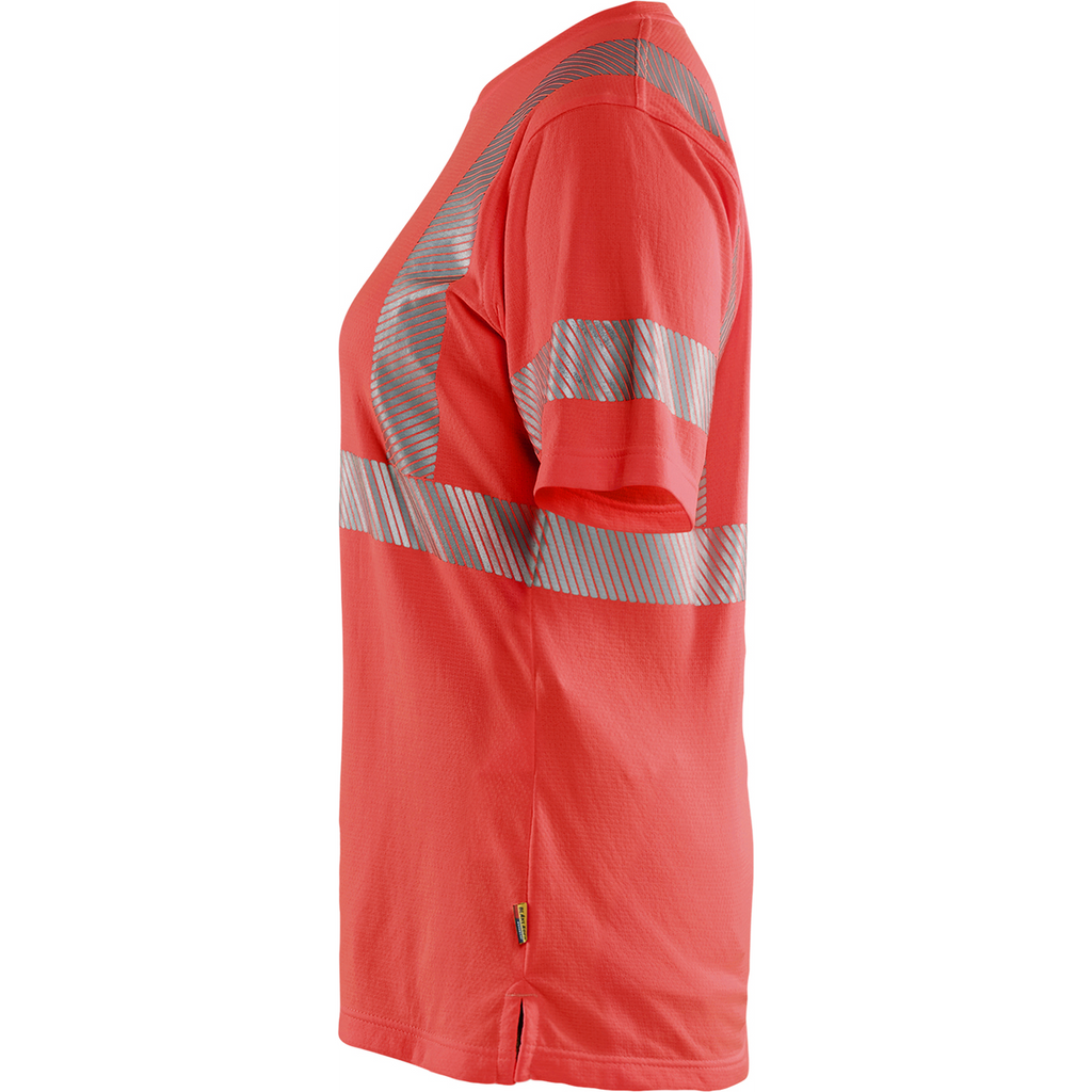 Blaklader High Vis Ladies T-Shirt, Red (3)