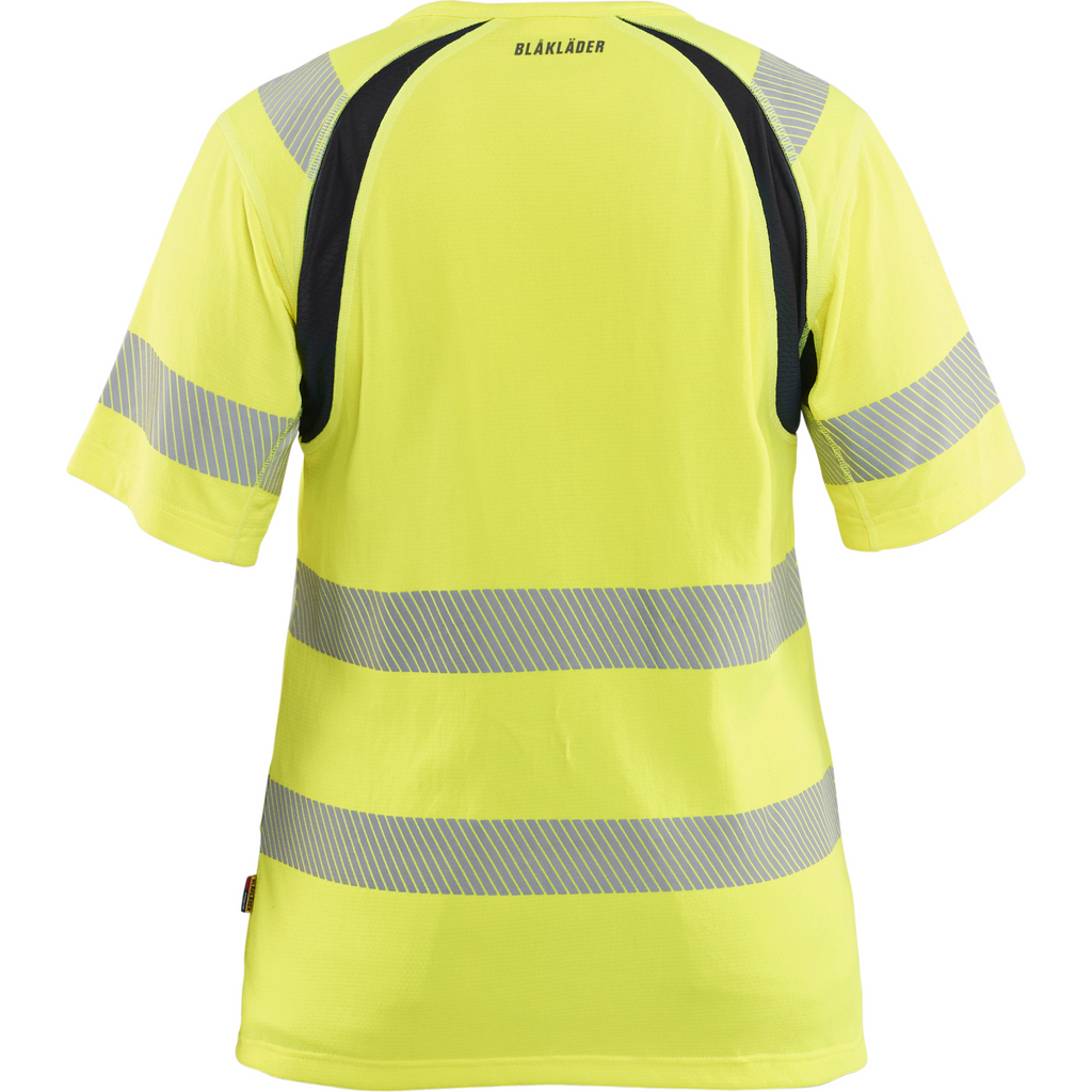Blaklader High Vis Ladies T-Shirt, Yellow/Black (4)