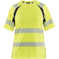 Blaklader High Vis Ladies T-Shirt, Yellow/Black