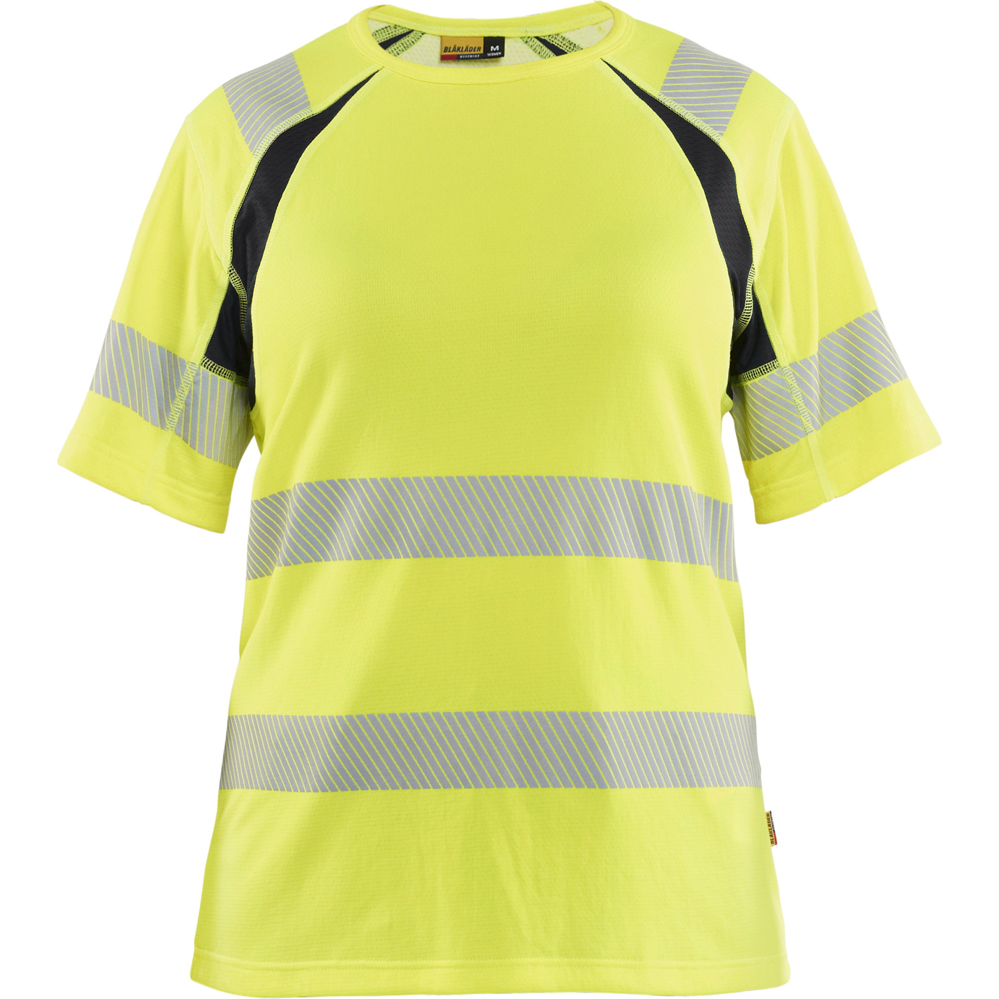 Blaklader High Vis Ladies T-Shirt, Yellow/Black