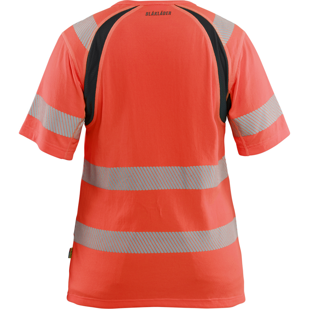 Blaklader High Vis Ladies T-Shirt, Red/Black (4)