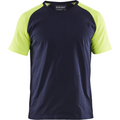 Blaklader T-Shirt, Navy/Yellow