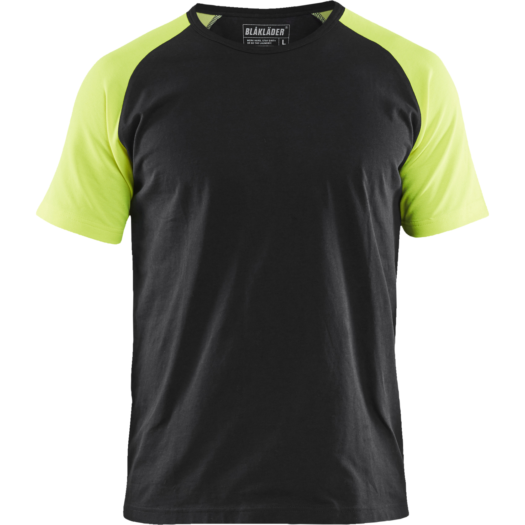Blaklader T-Shirt, Black/Yellow
