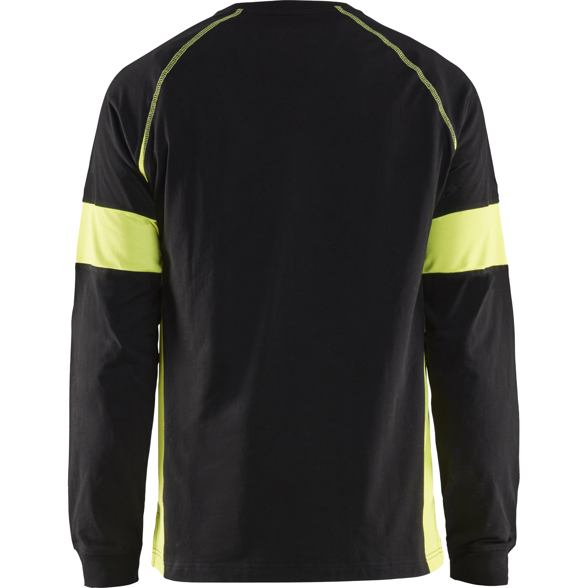Blaklader Long Sleeve Shirt, Black/Yellow (4)