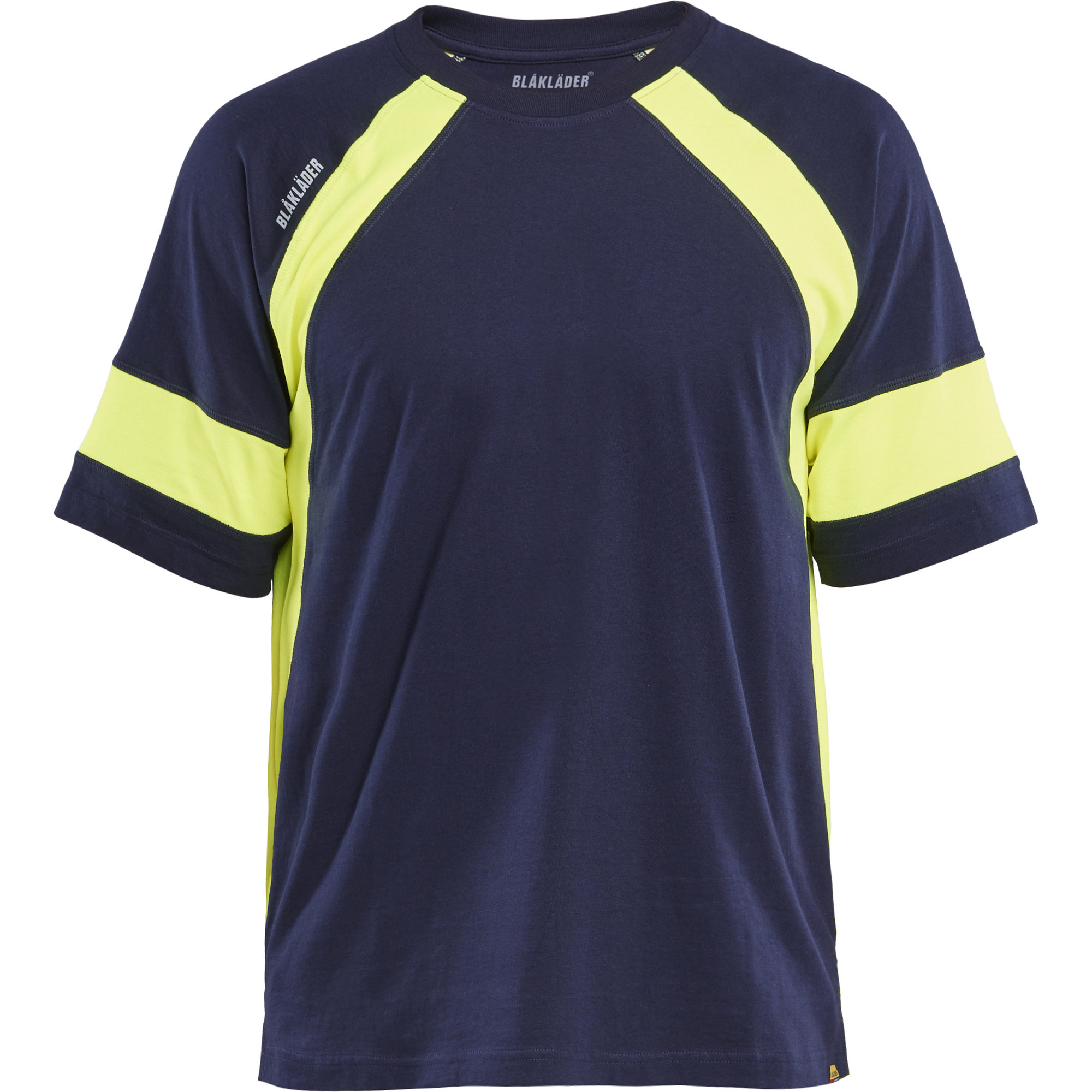 Blaklader High Vis T-Shirt, Navy/Yellow