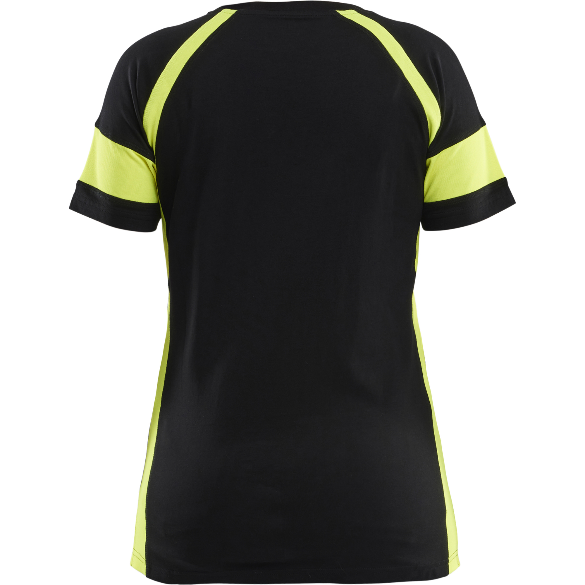Blaklader High Vis Ladies T-Shirt, Black/Yellow (4)