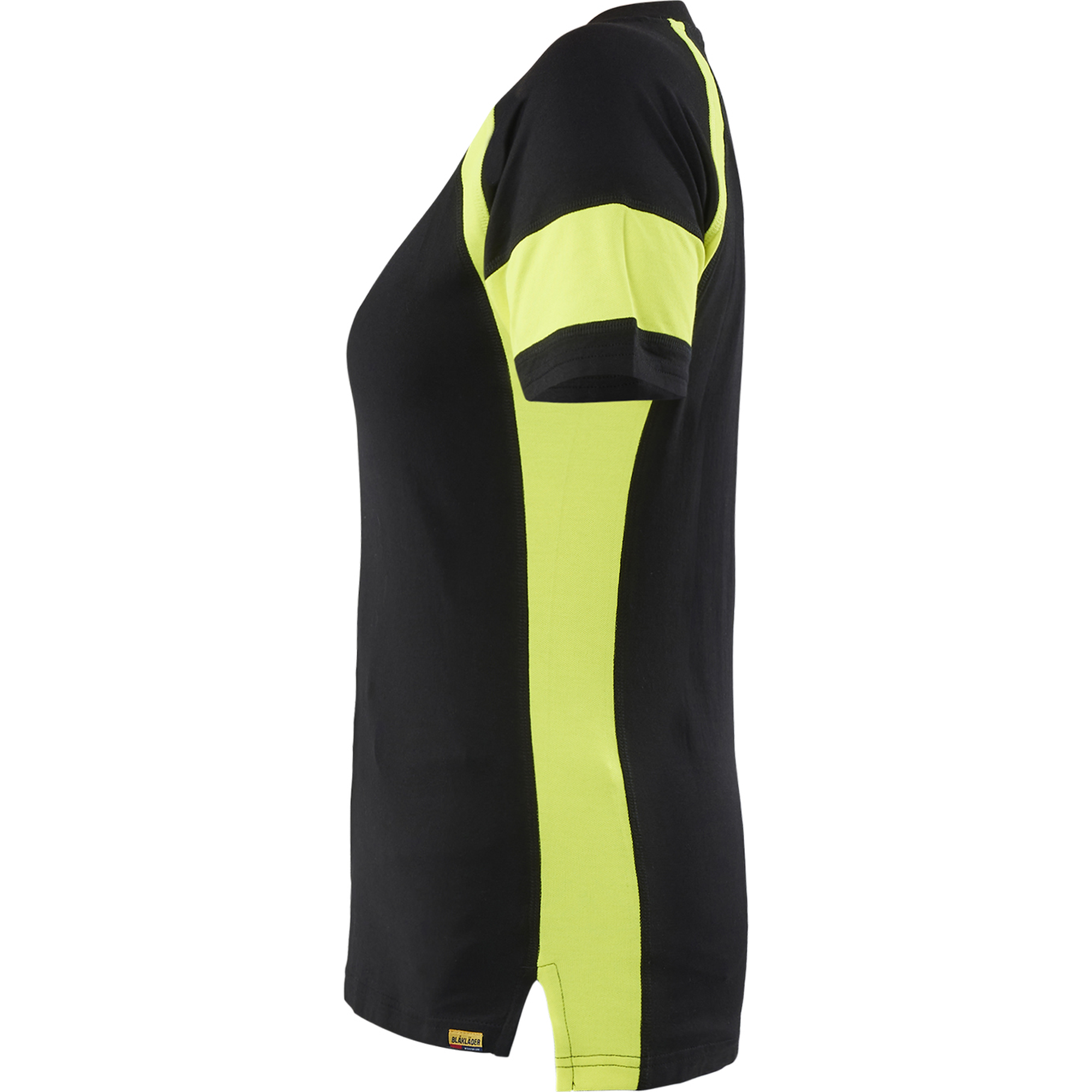 Blaklader High Vis Ladies T-Shirt, Black/Yellow (3)