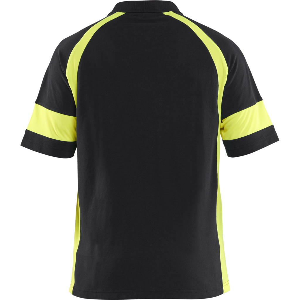 Blaklader High Vis Polo Shirt, Black/Yellow (4)