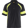 Blaklader High Vis Polo Shirt, Black/Yellow