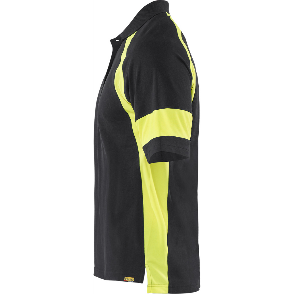Blaklader High Vis Polo Shirt, Black/Yellow (3)