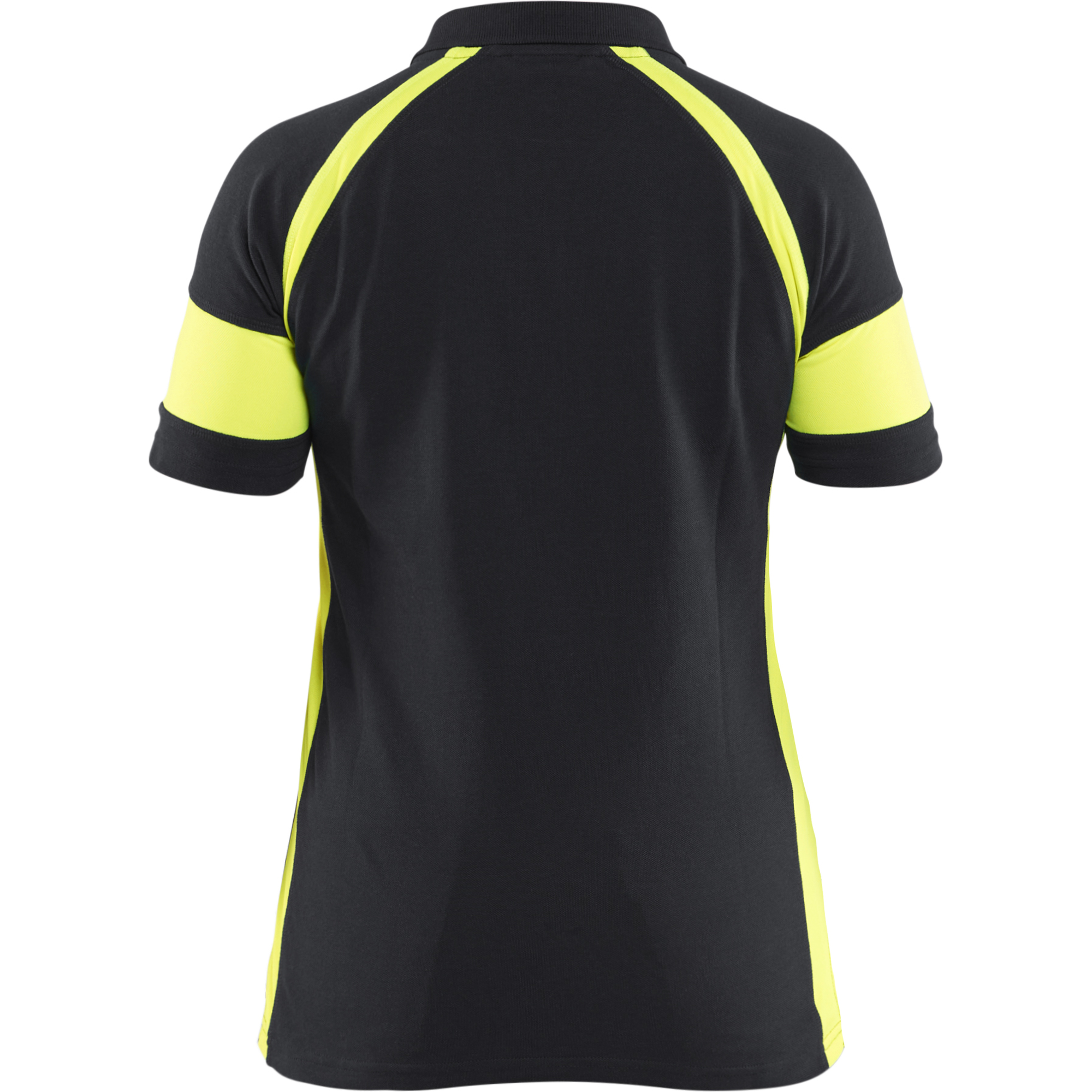 Blaklader High Vis Ladies Polo Shirt, Black/Yellow (4)