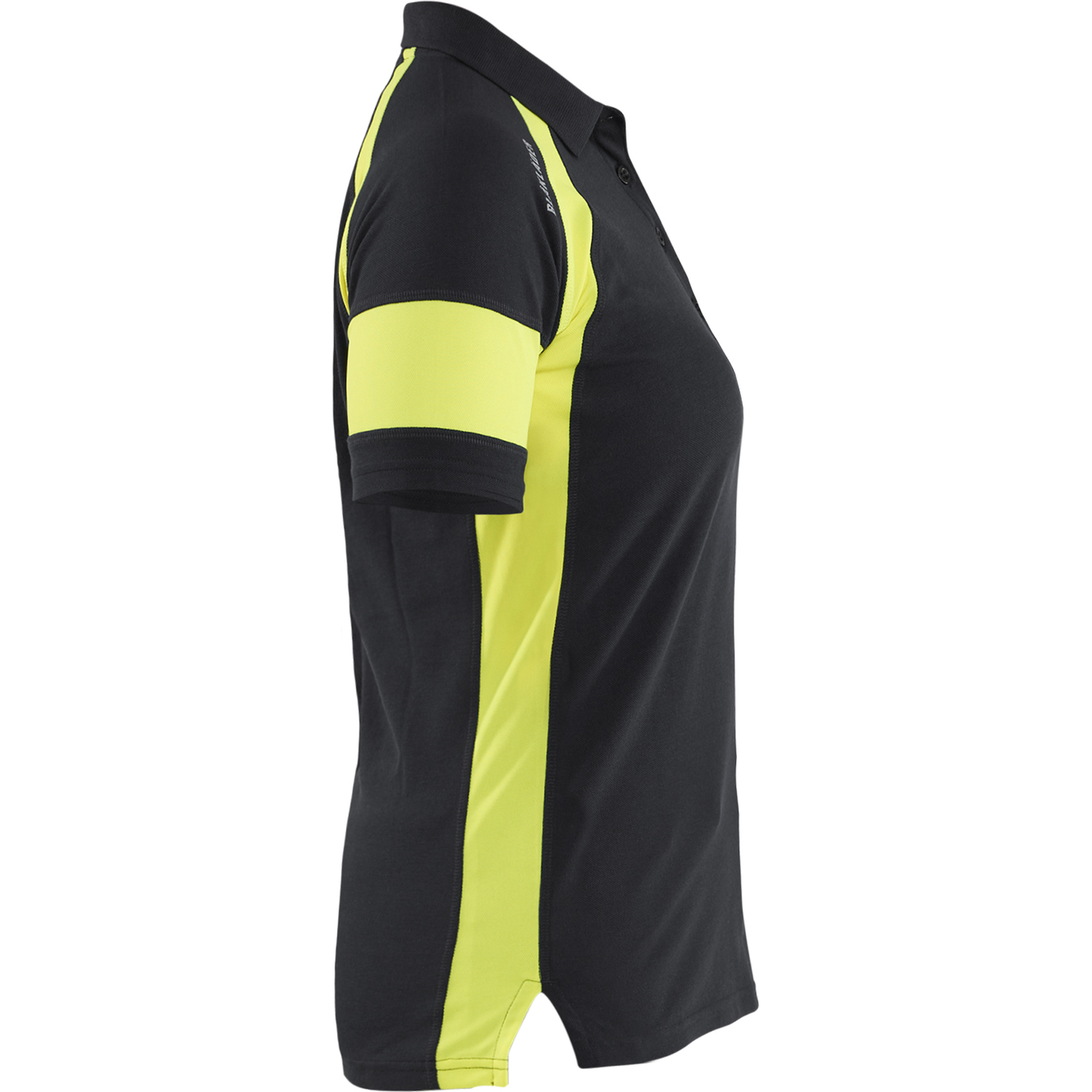 Blaklader High Vis Ladies Polo Shirt, Black/Yellow (2)