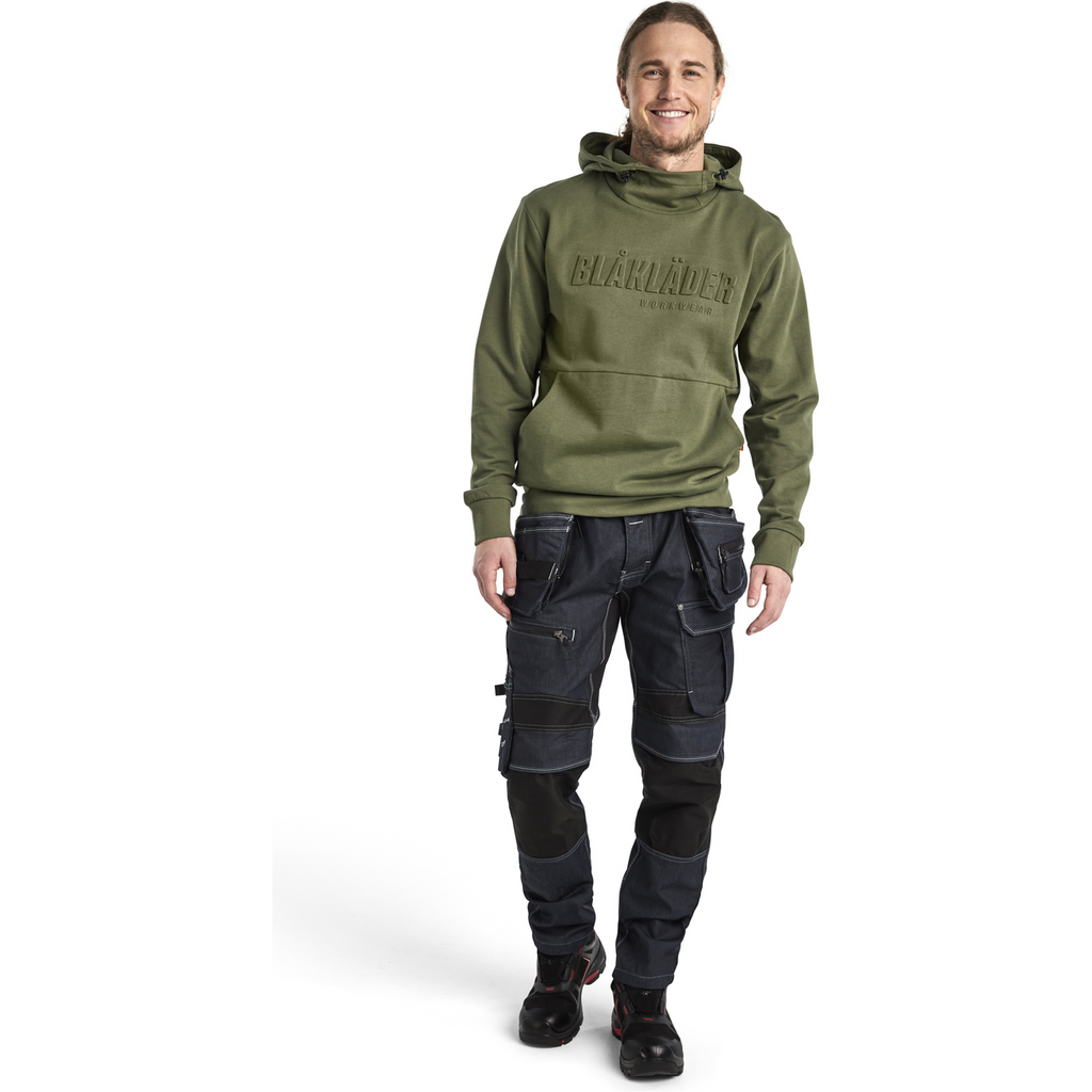 Blaklader 3D Hooded Sweatshirt, Autumn Green (5)