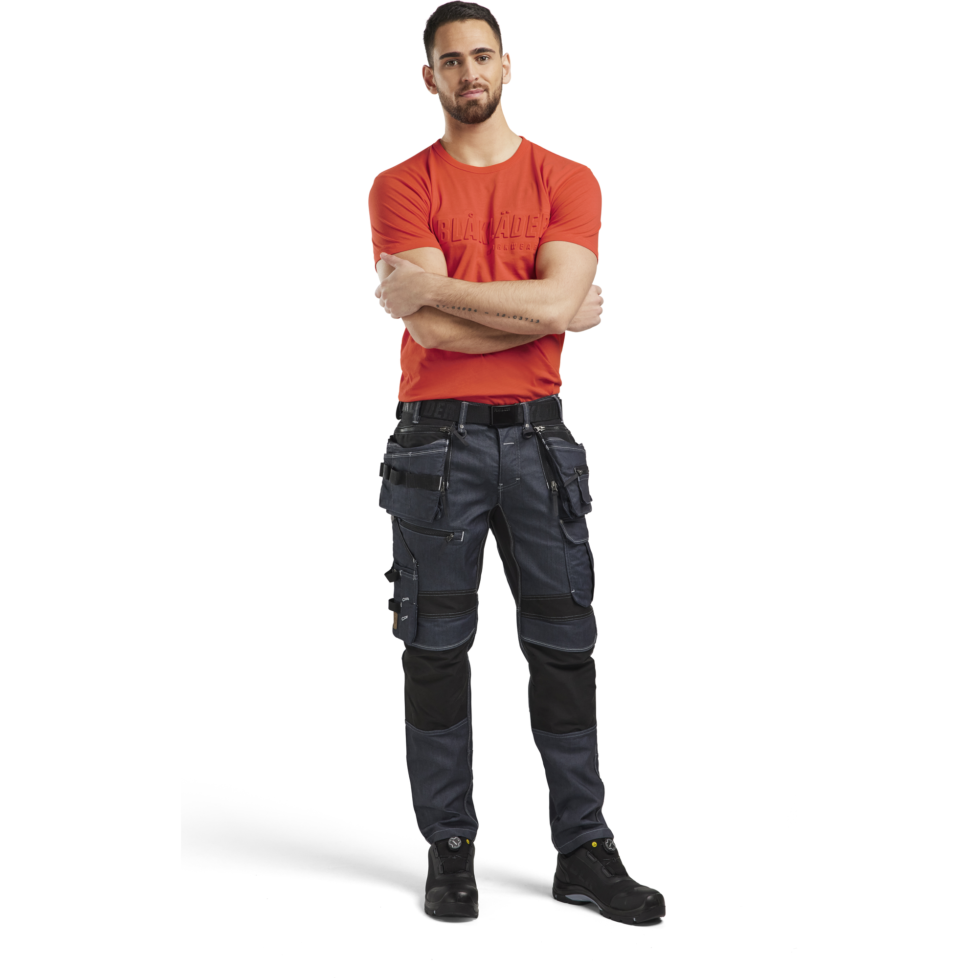 Blaklader 3D T-Shirt, Orange Red (5)