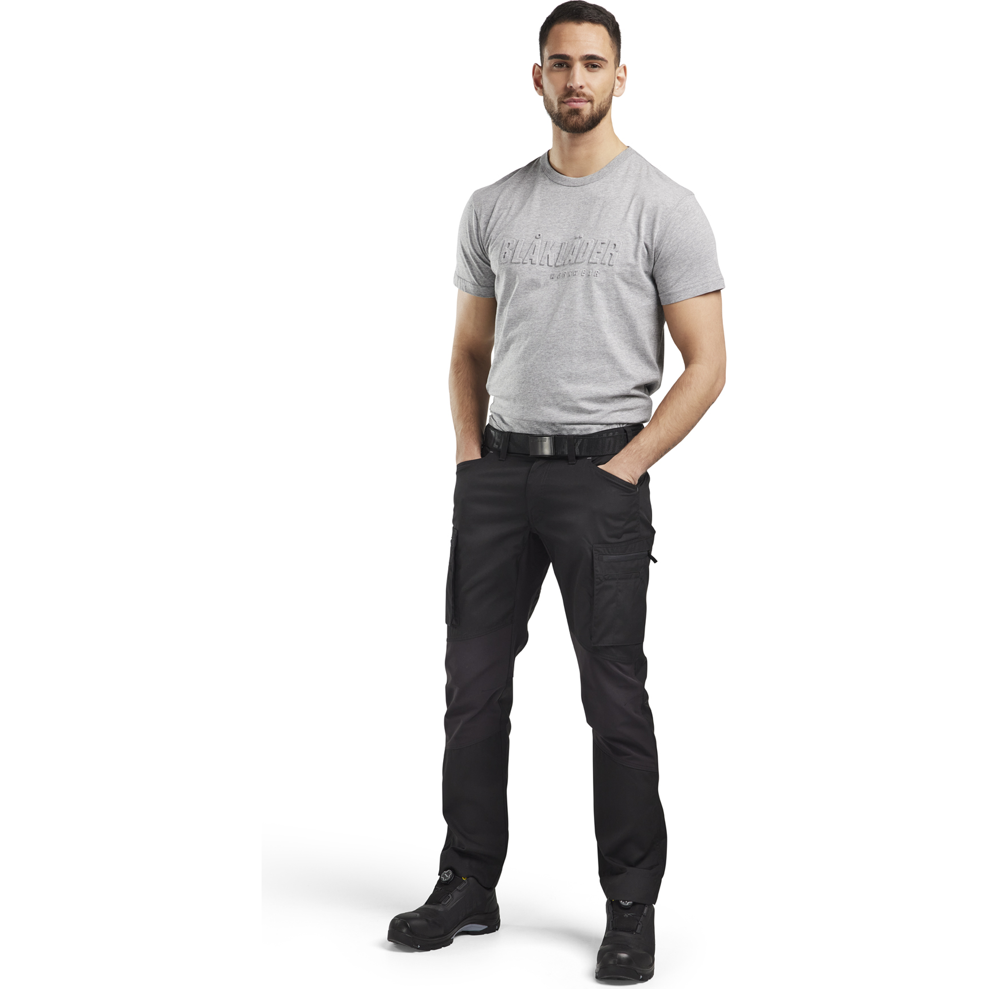 Blaklader 3D T-Shirt, Grey Melange (5)
