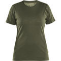 Blaklader Women's Merino Wool T-Shirt, Forest Green