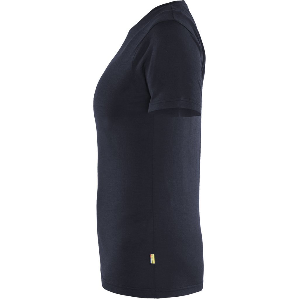 Blaklader Women's Merino Wool T-Shirt, Dark Navy Blue (3)