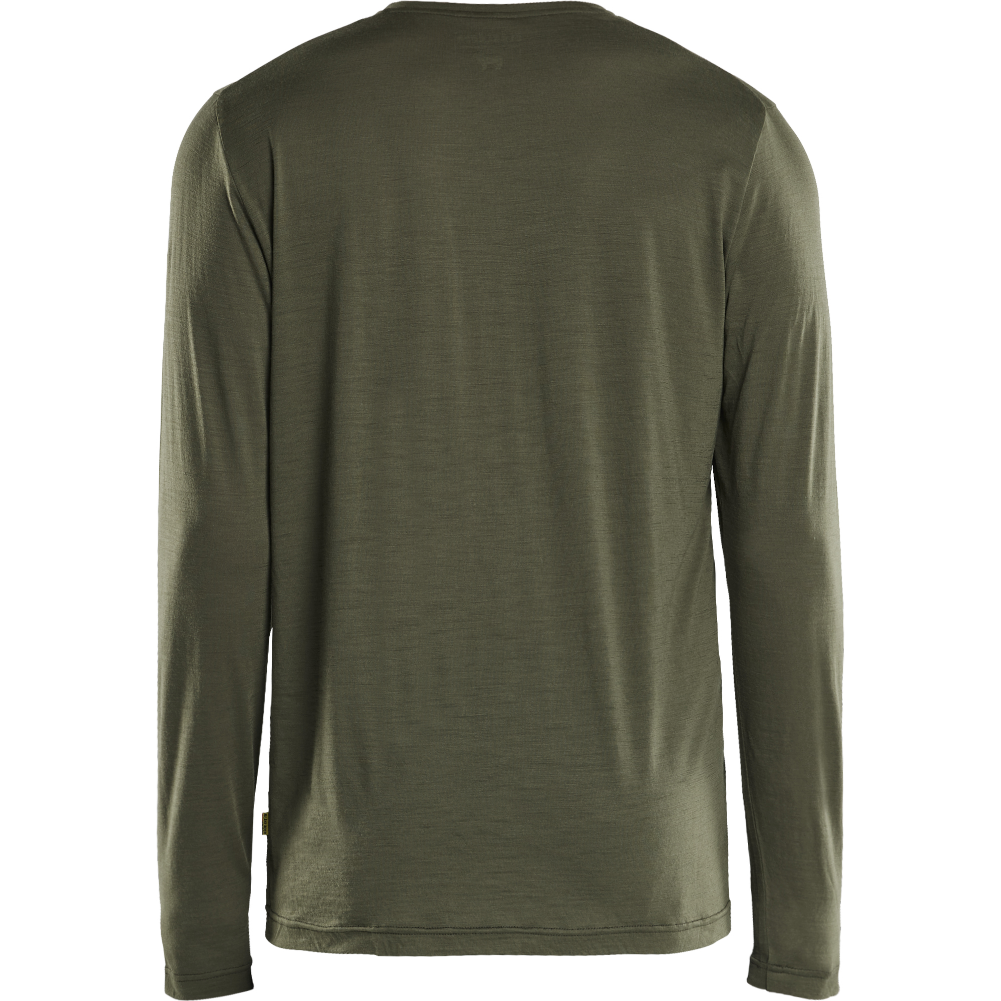 Blaklader Merino Wool Long Sleeve Shirt, Forest Green (4)