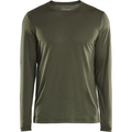 Blaklader Merino Wool Long Sleeve Shirt, Forest Green