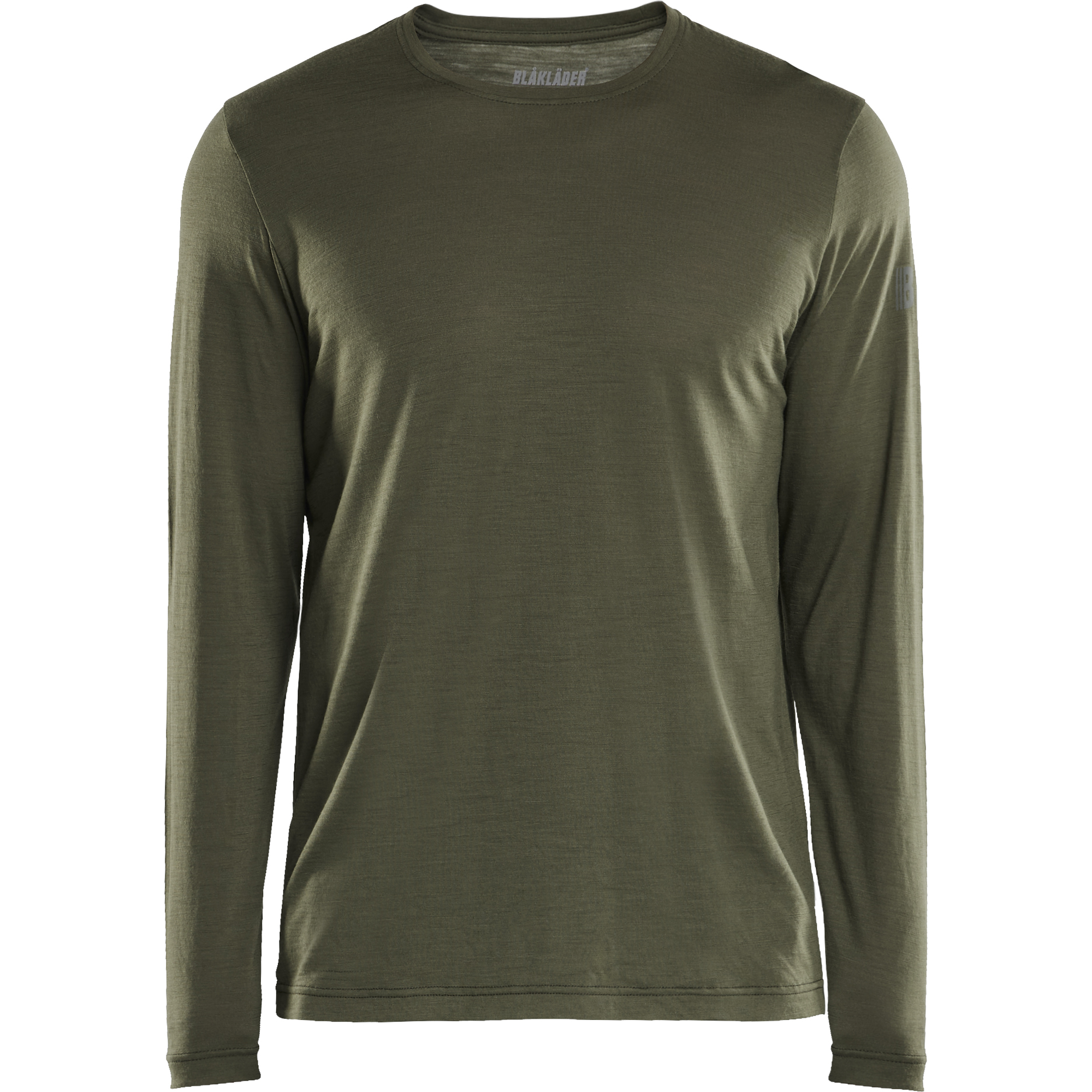 Blaklader Merino Wool Long Sleeve Shirt, Forest Green