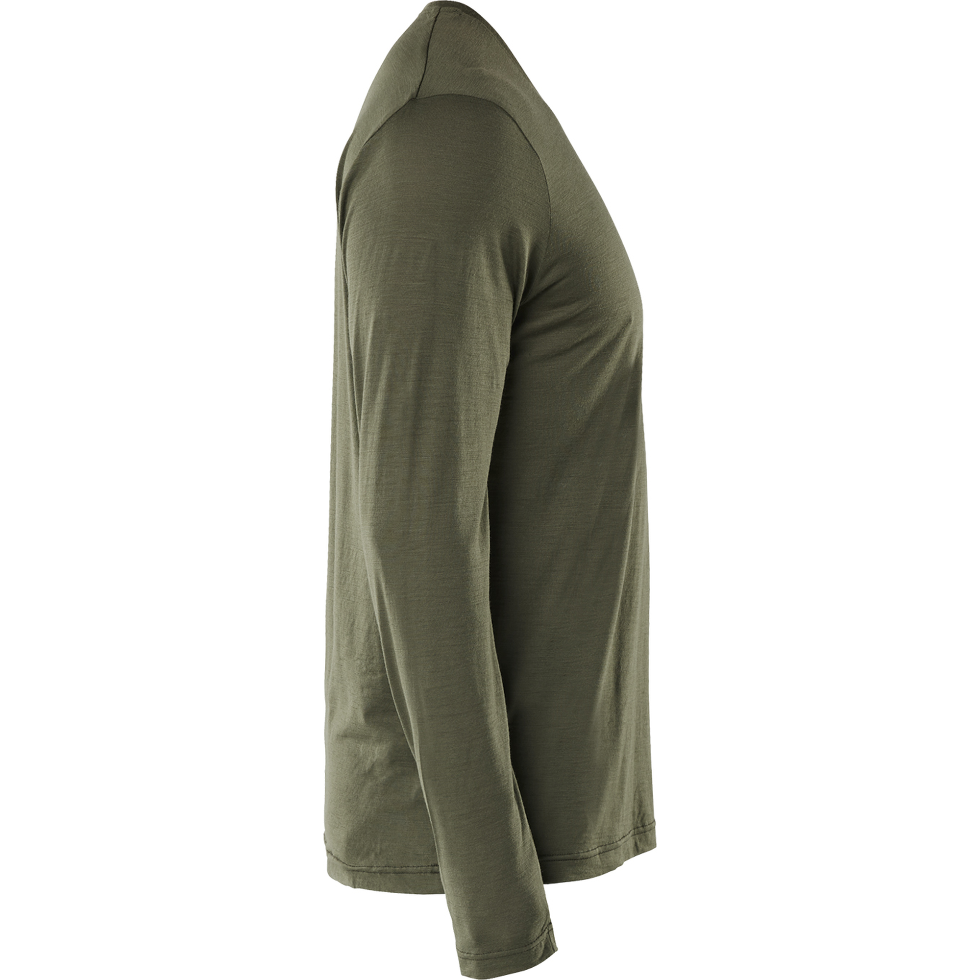 Blaklader Merino Wool Long Sleeve Shirt, Forest Green (2)
