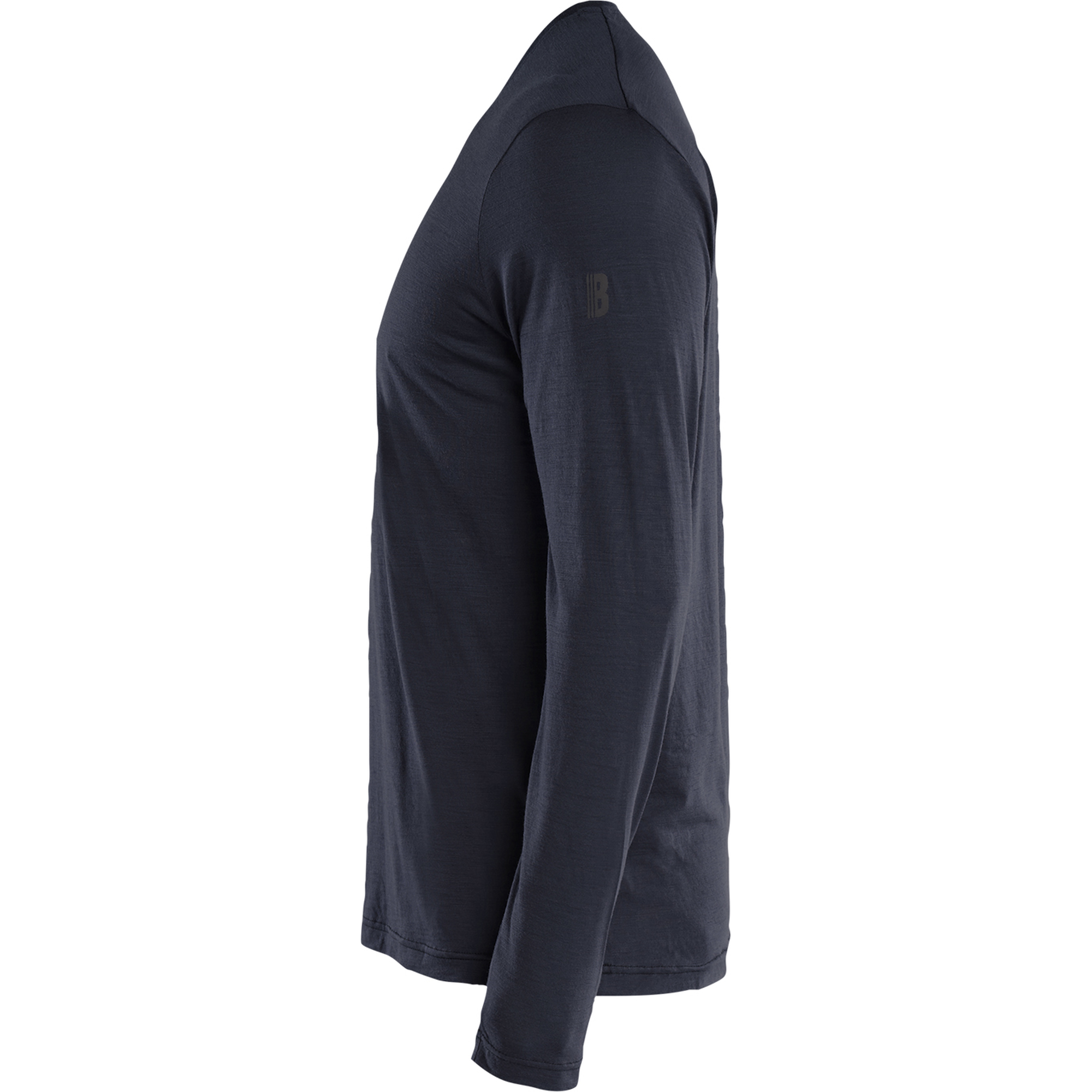 Blaklader Merino Wool Long Sleeve Shirt, Dark Navy (3)