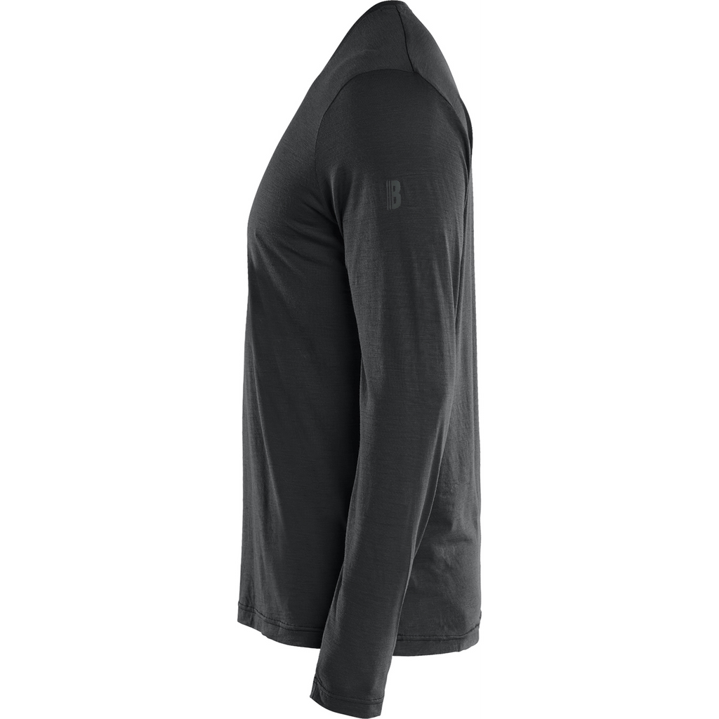 Blaklader Merino Wool Long Sleeve Shirt, Black (3)