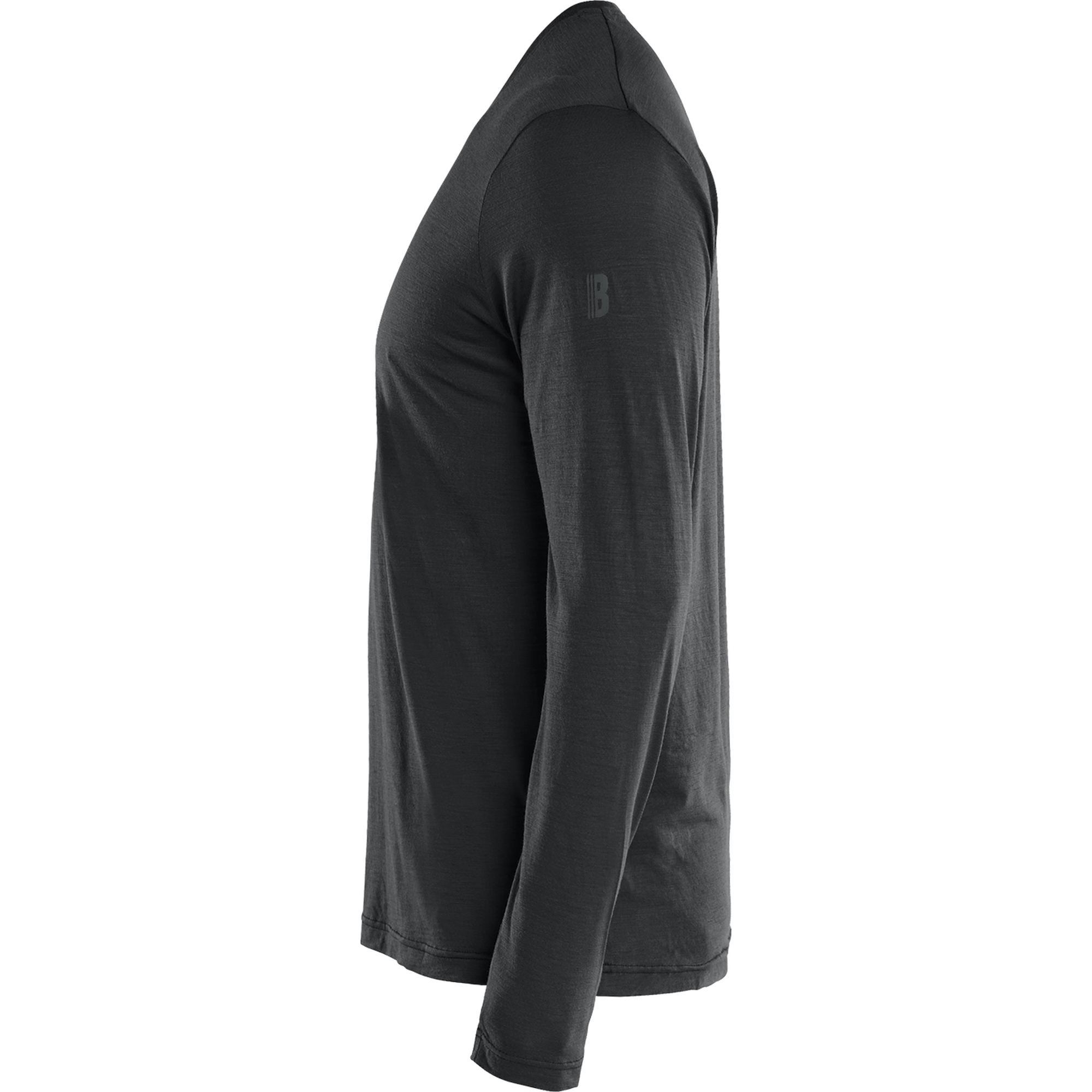Blaklader Merino Wool Long Sleeve Shirt, Black (3)
