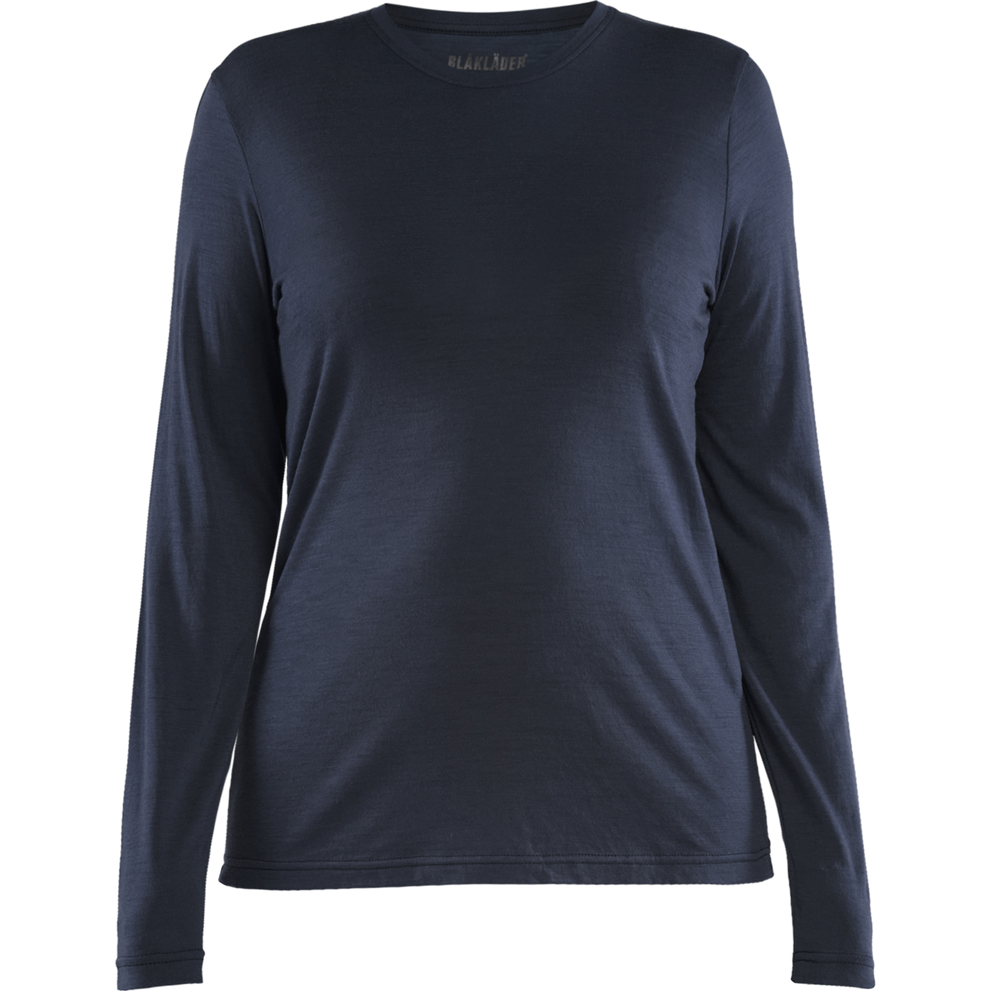 Blaklader Women's Merino Wool Long Sleeve Shirt, Dark Navy