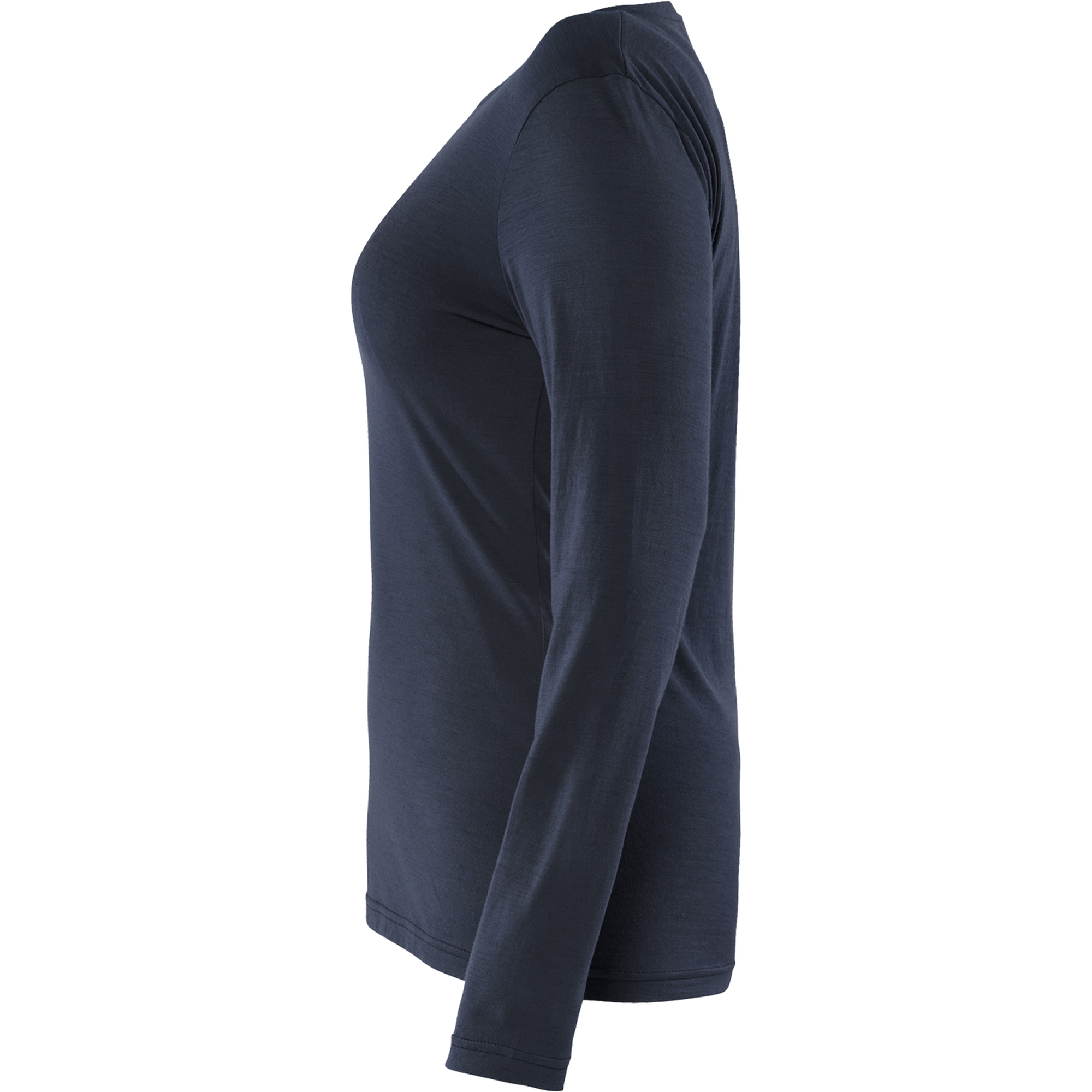 Blaklader Women's Merino Wool Long Sleeve Shirt, Dark Navy (3)