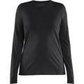 Blaklader Women's Long Sleeve Merino Wool T-Shirt, Black