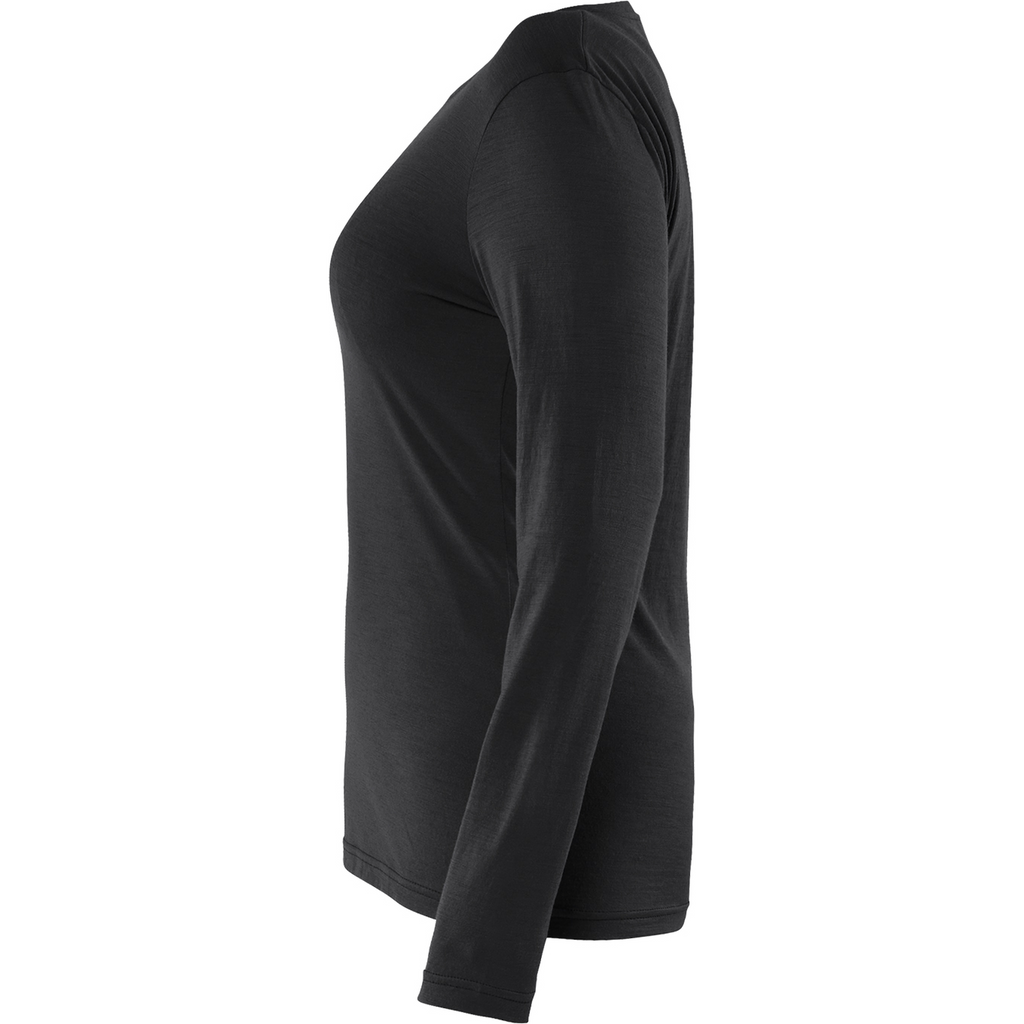 Blaklader Women's Long Sleeve Merino Wool T-Shirt, Black (3)