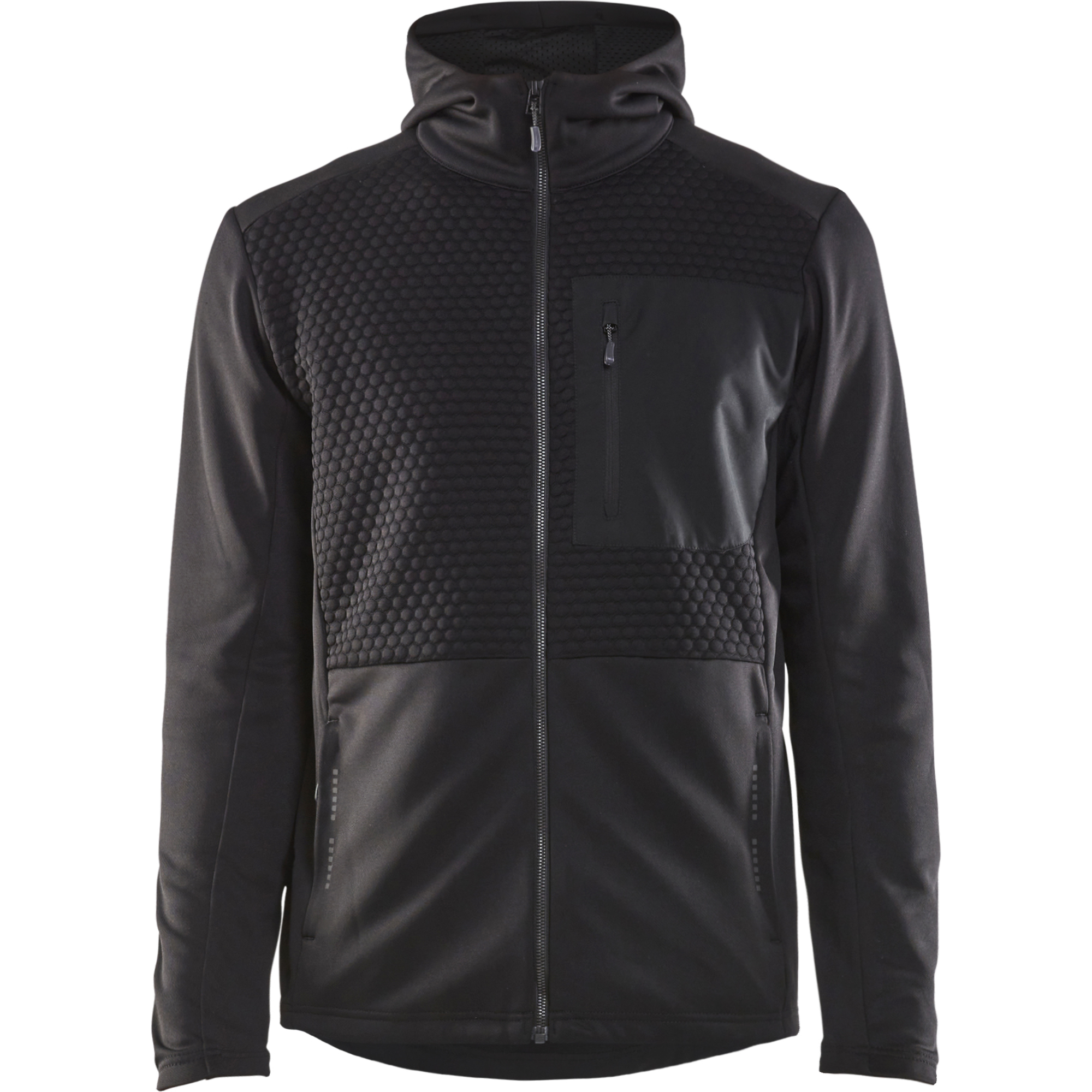 Blaklader Hooded Sweatshirt with Zipper, Black