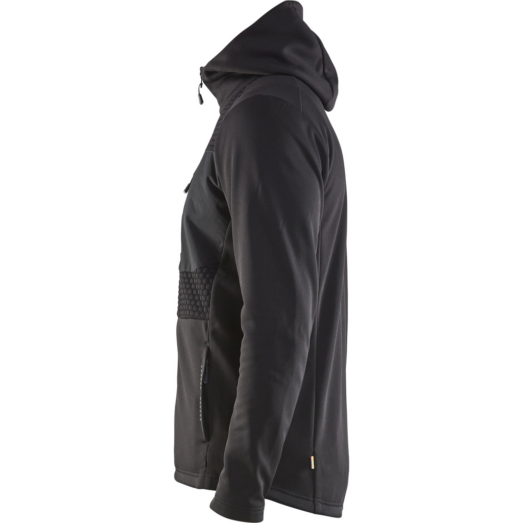 Blaklader Hooded Sweatshirt with Zipper, Black (3)