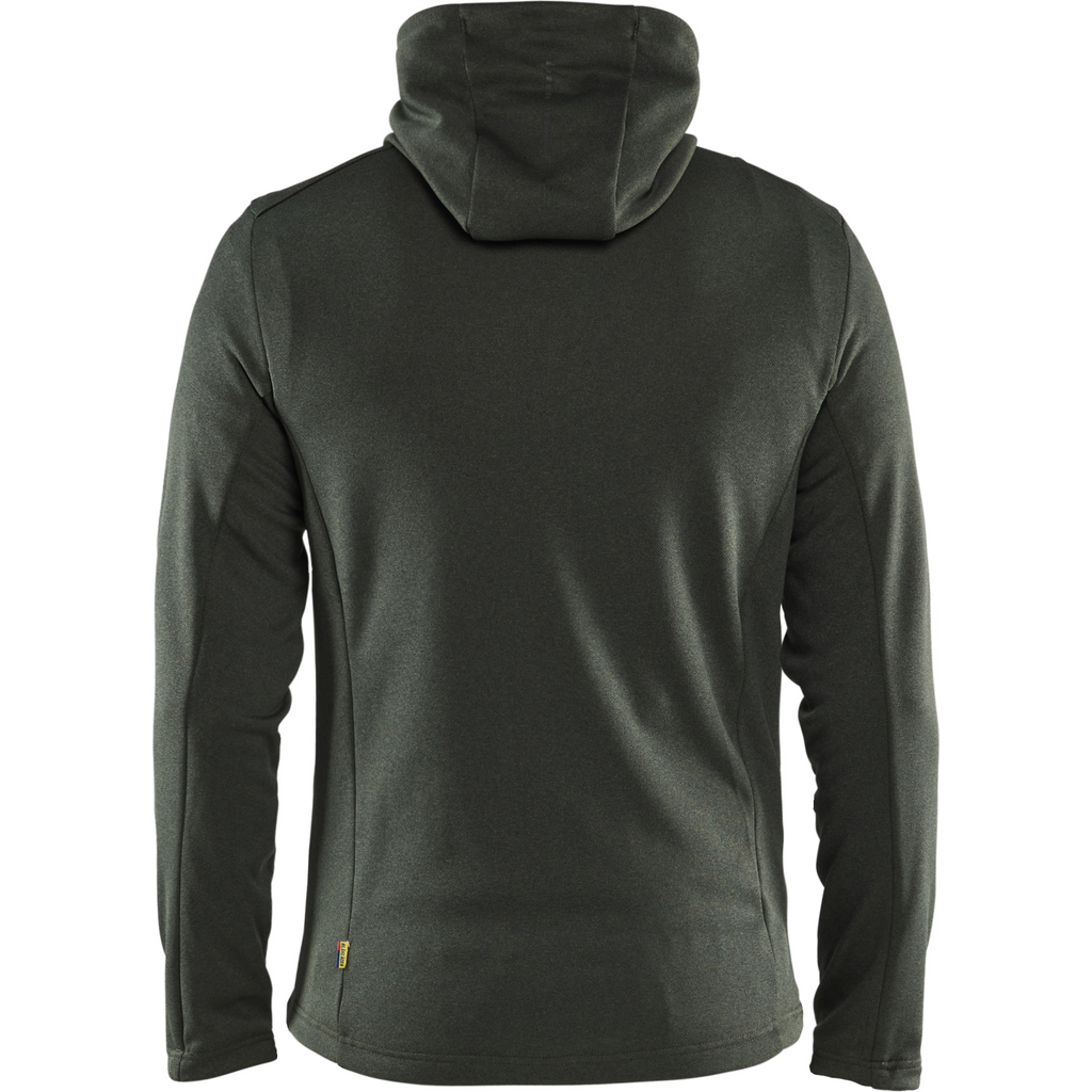 Blaklader Hooded Sweatshirt with Zipper, Autumn Green/Black (4)