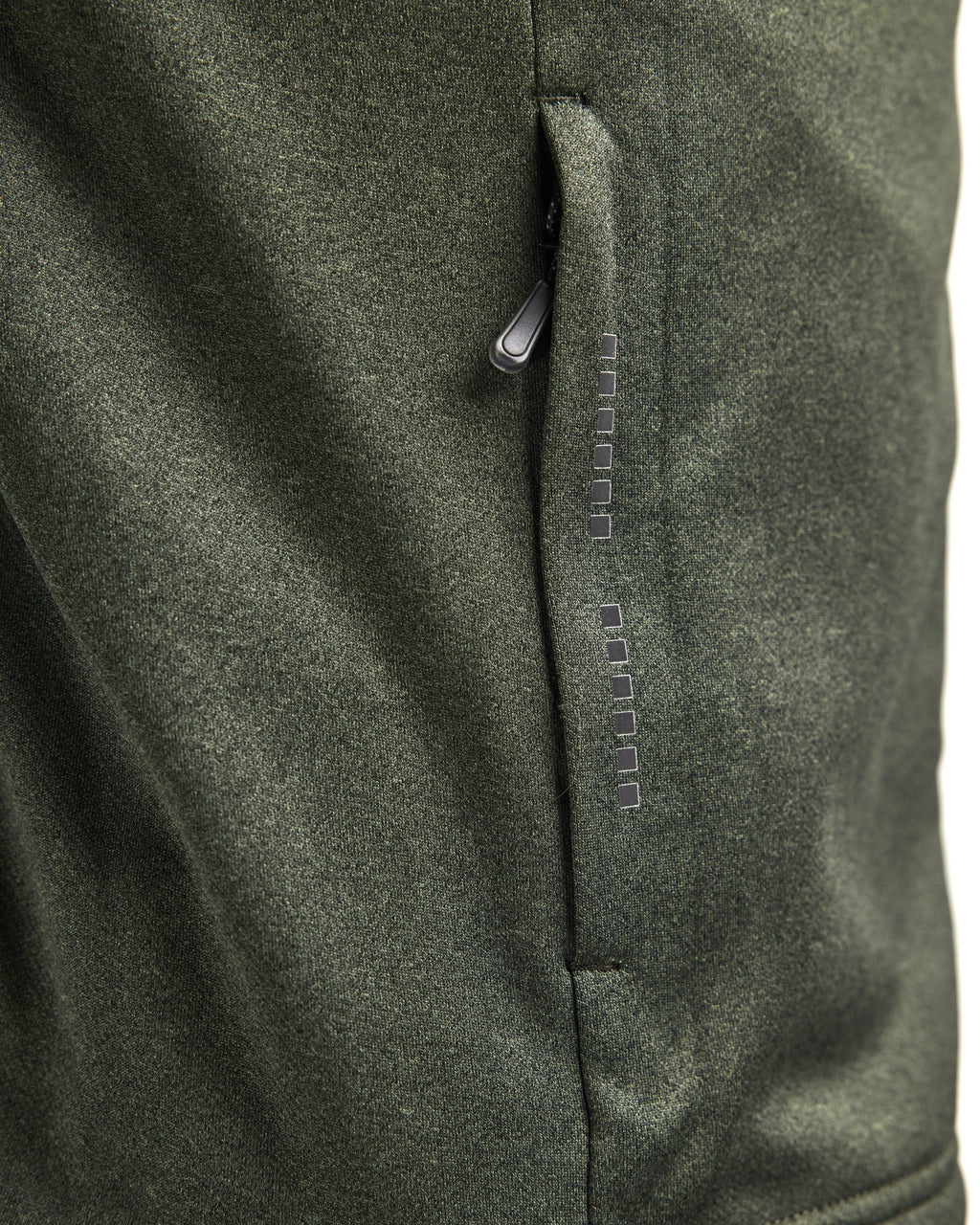 Blaklader Hooded Sweatshirt with Zipper, Autumn Green/Black (7)