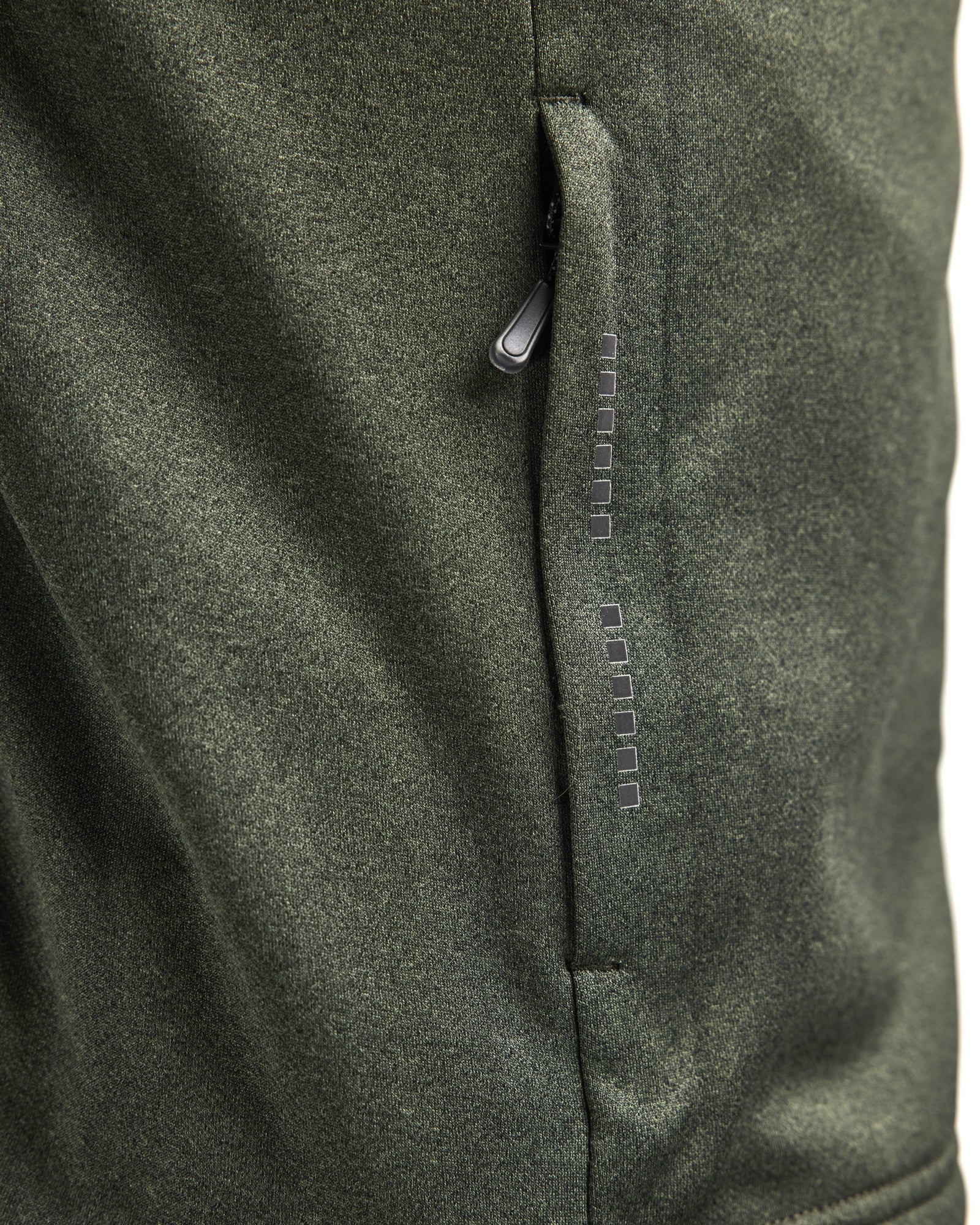 Blaklader Hooded Sweatshirt with Zipper, Autumn Green/Black (7)