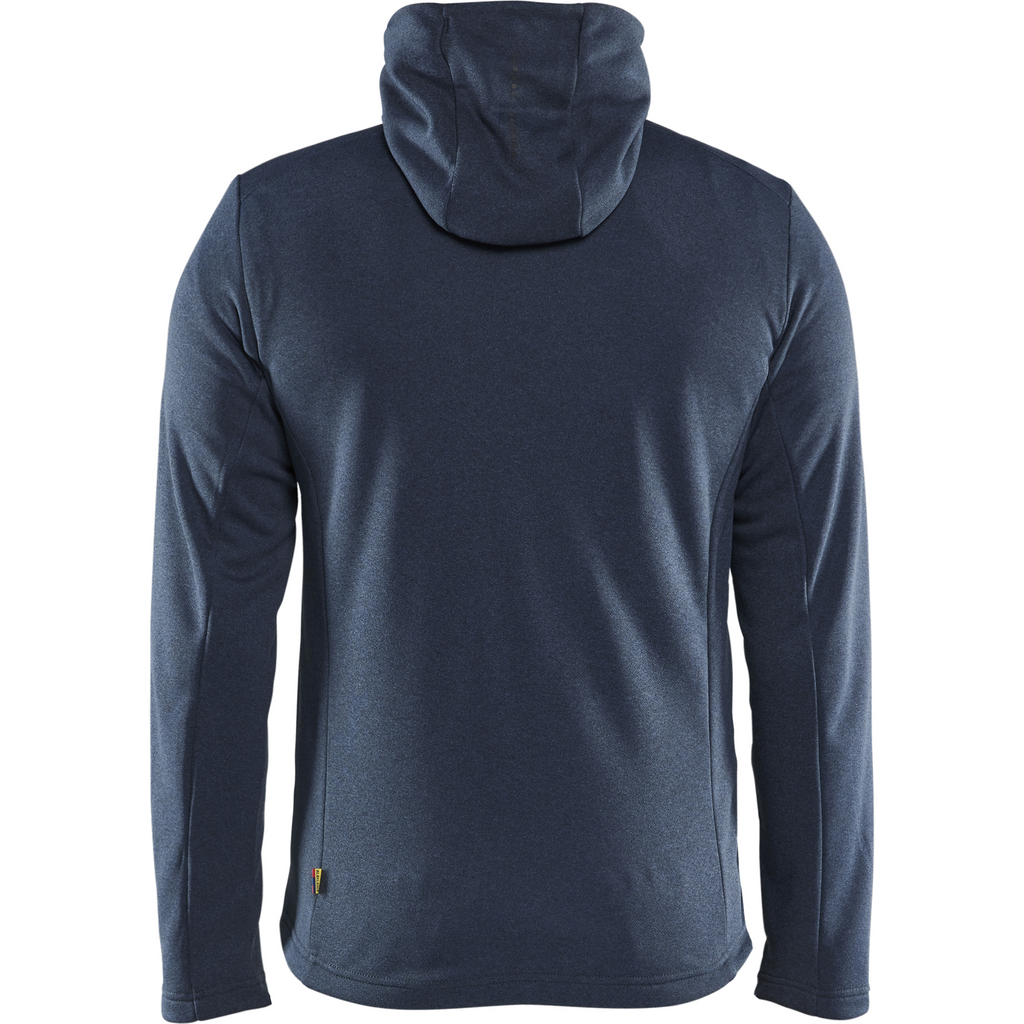 Blaklader Hooded Sweatshirt with Zipper, Dove Blue/Black (4)