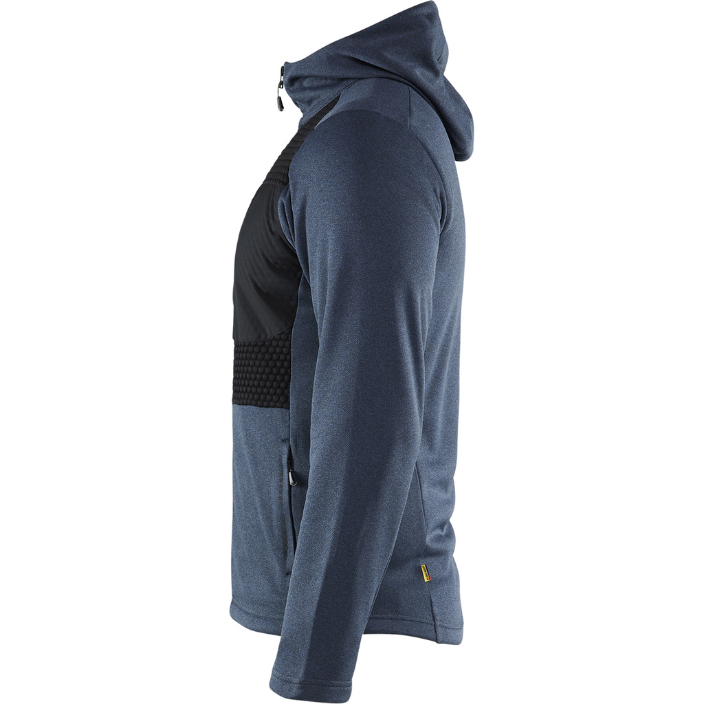 Blaklader Hooded Sweatshirt with Zipper, Dove Blue/Black (3)