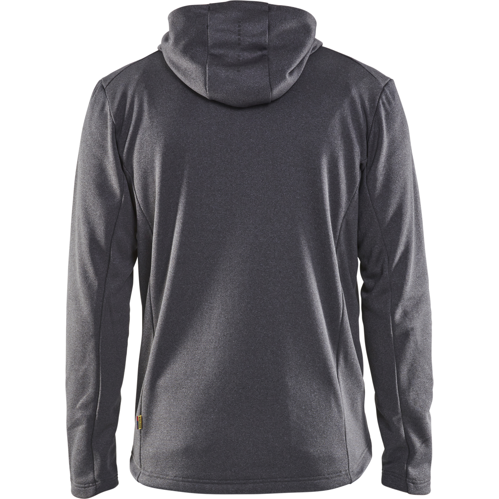 Blaklader Hooded Sweatshirt with Zip, Black Melange (4)