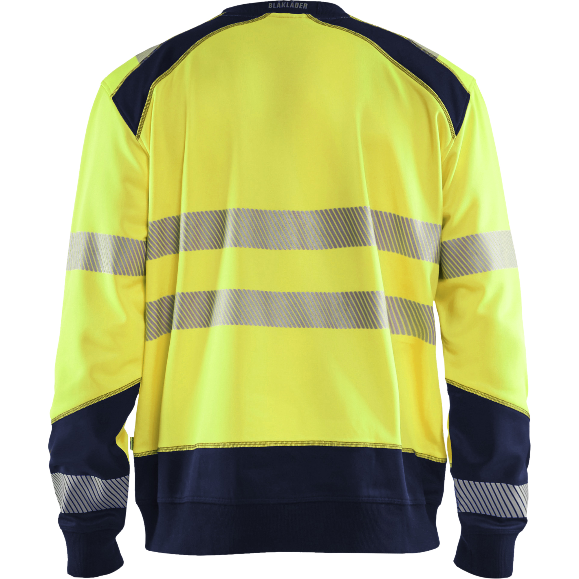 Blaklader High Vis Sweatshirt, Yellow/Navy Blue (4)