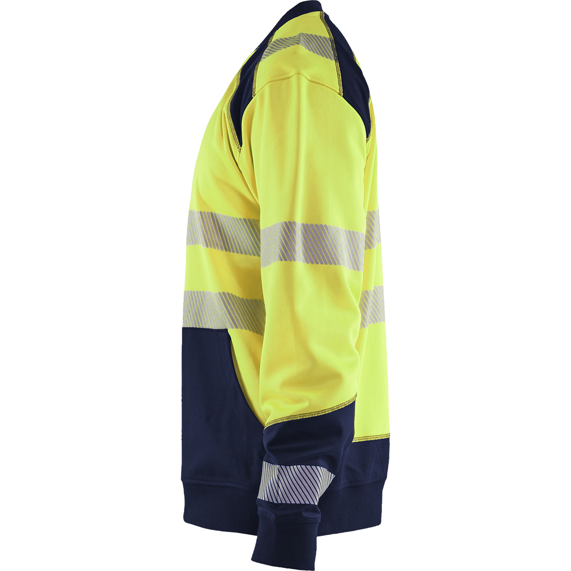 Blaklader High Vis Sweatshirt, Yellow/Navy Blue (3)