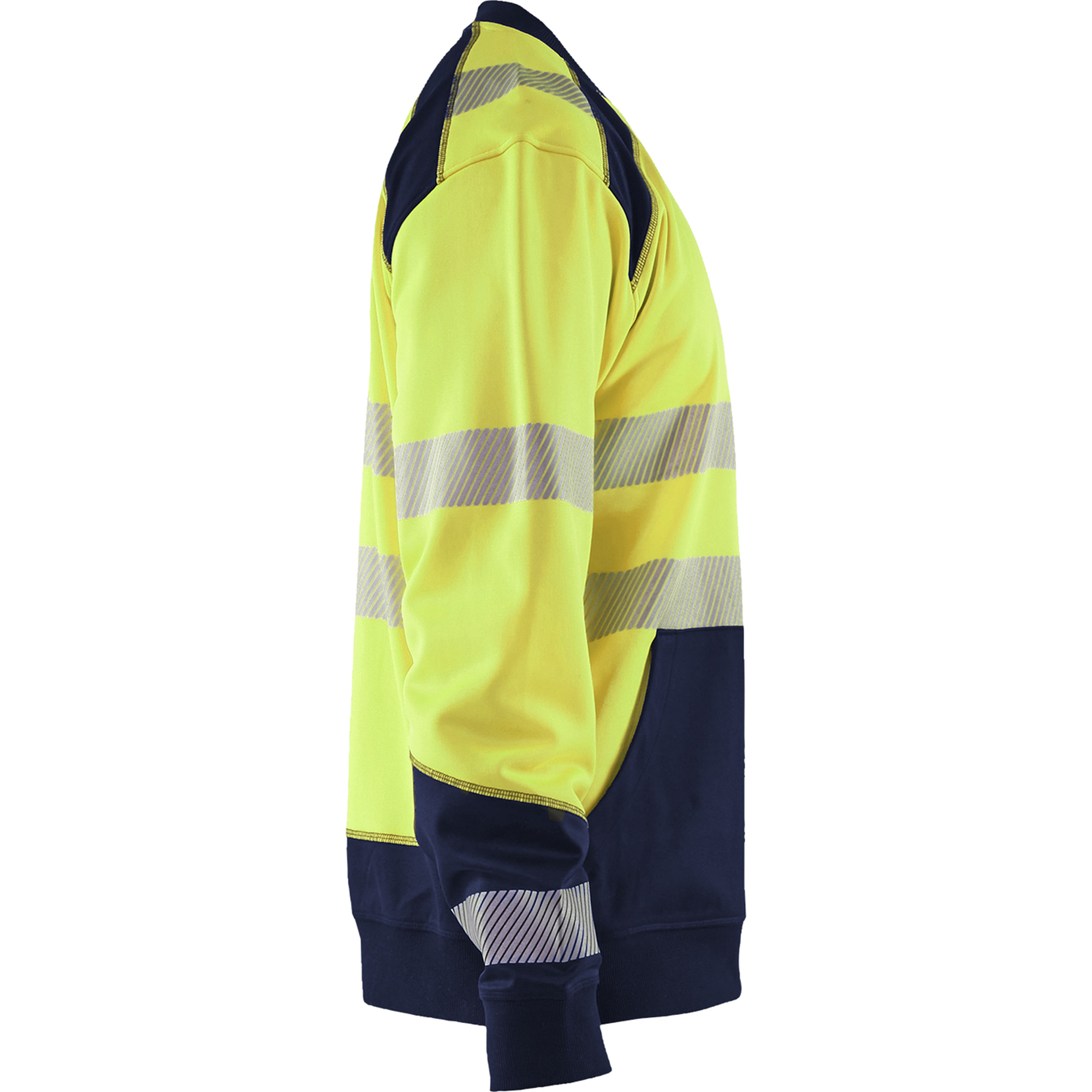 Blaklader High Vis Sweatshirt, Yellow/Navy Blue (2)