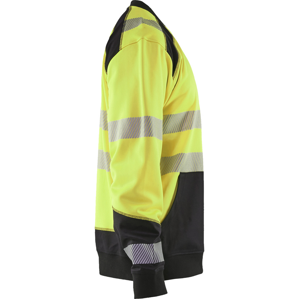 Blaklader High Vis Sweatshirt, Yellow/Black (2)