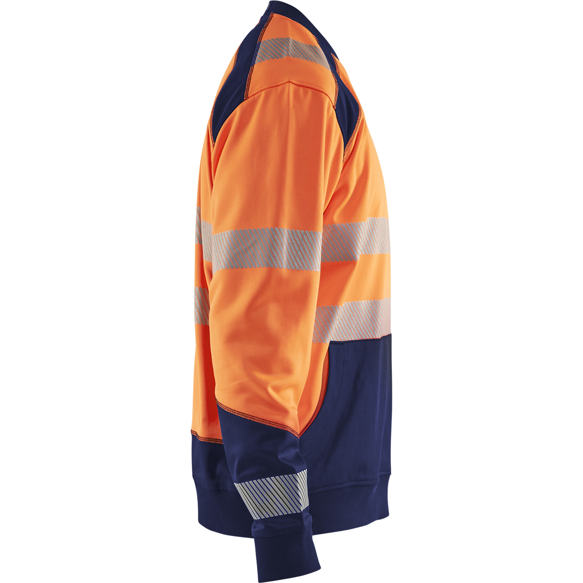 Blaklader High Vis Sweatshirt, Orange/Navy (2)