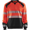 Blaklader High Vis Sweatshirt, Red/Black